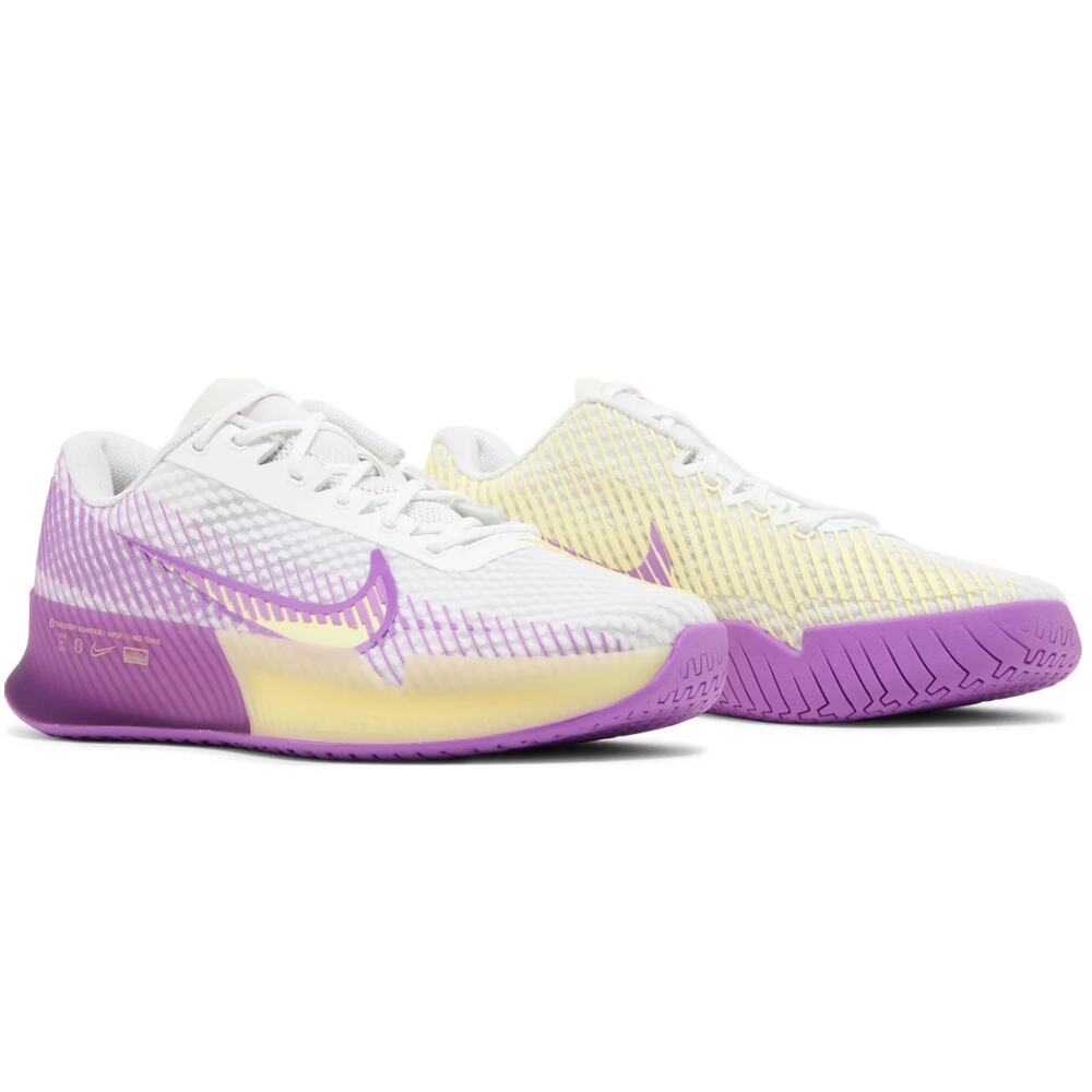 Nike Court Air Zoom Vapor 11 Hard Court Sneaker White Fuchsia Dream 10.5